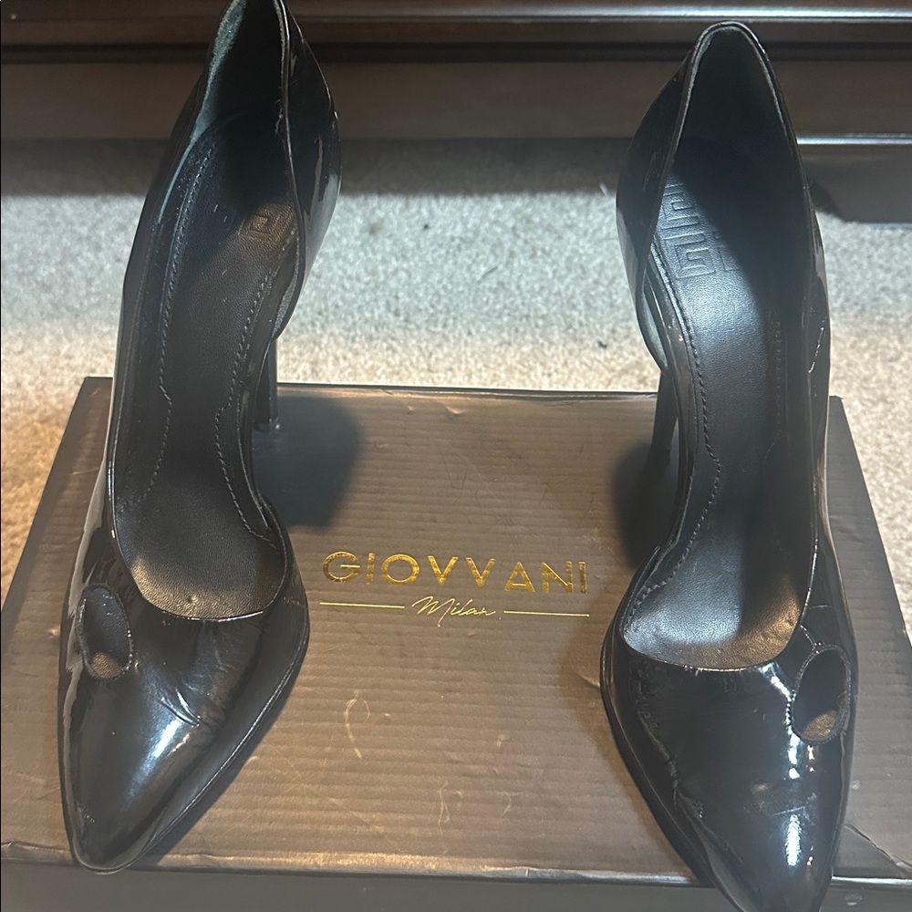 Givenchy Glossy Black Heels